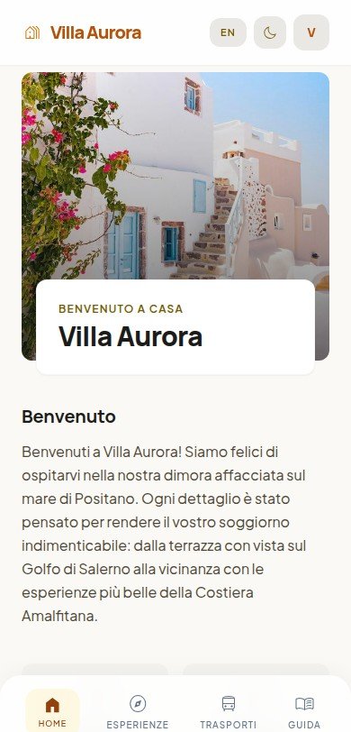 Demo BenveApp — Villa Aurora, Positano